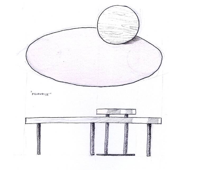 Friandise Branche-Chucri coffee table and Rami Boushdid for Kann Design