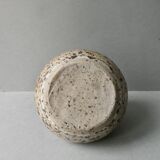 vase en grès émaillé et scarifié années 80