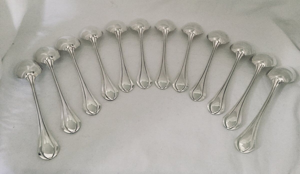 12 Teaspoons Christofle Printania