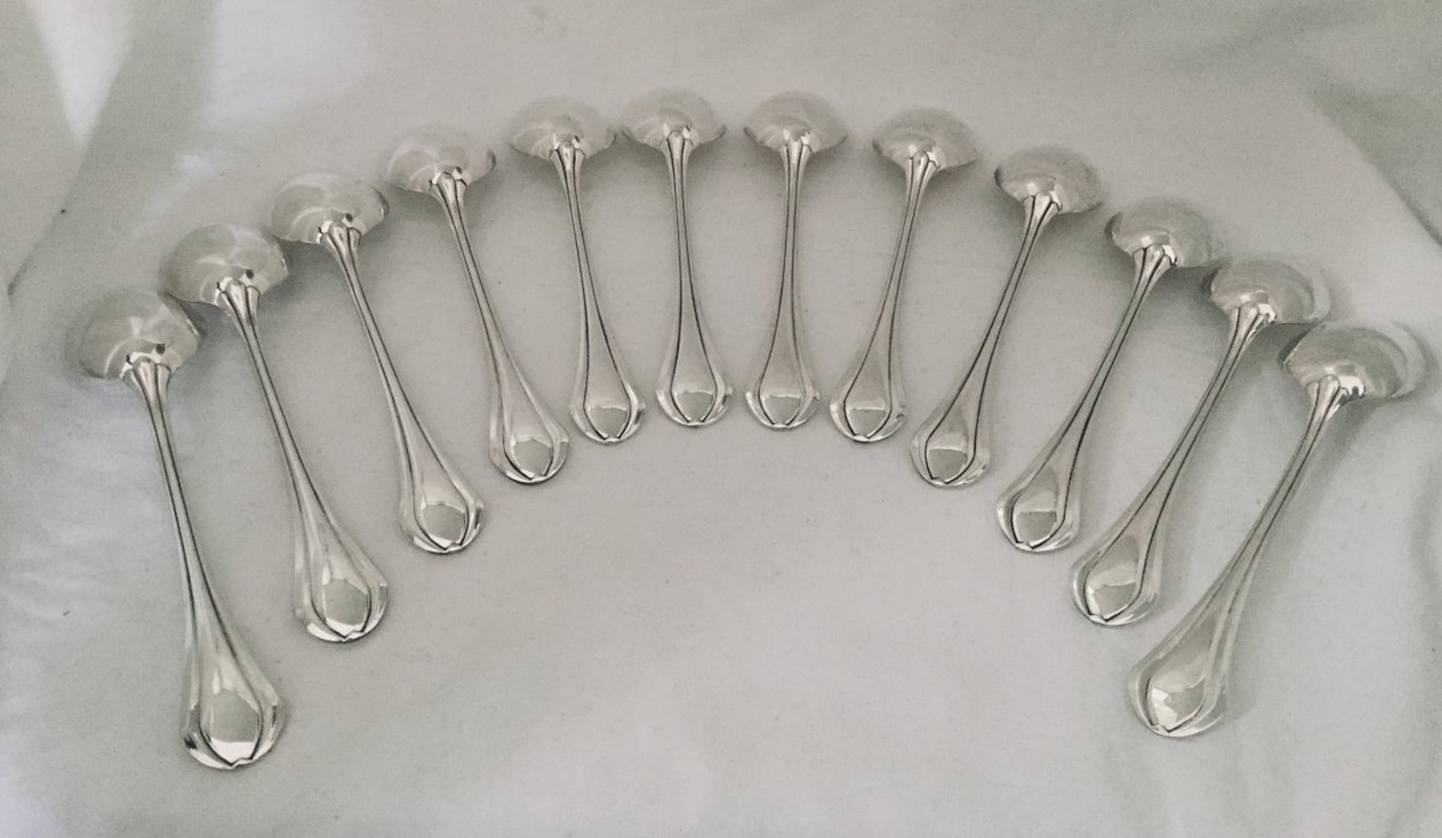 12 Teaspoons Christofle Printania