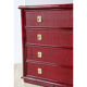 Commode vintage Dal Vera en bambou et osier, 1960