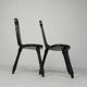 Set of 2 Spanish Brutalist chairs and coffee table, 1960s