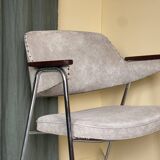 1970s Desk Chair with Teak Arms