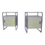 Ensemble de deux tables de chevet Bauhaus par Vichr & Co., années 1930
