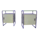 Set of Two Bauhaus Night Stands by Vichr & Co., 1930s