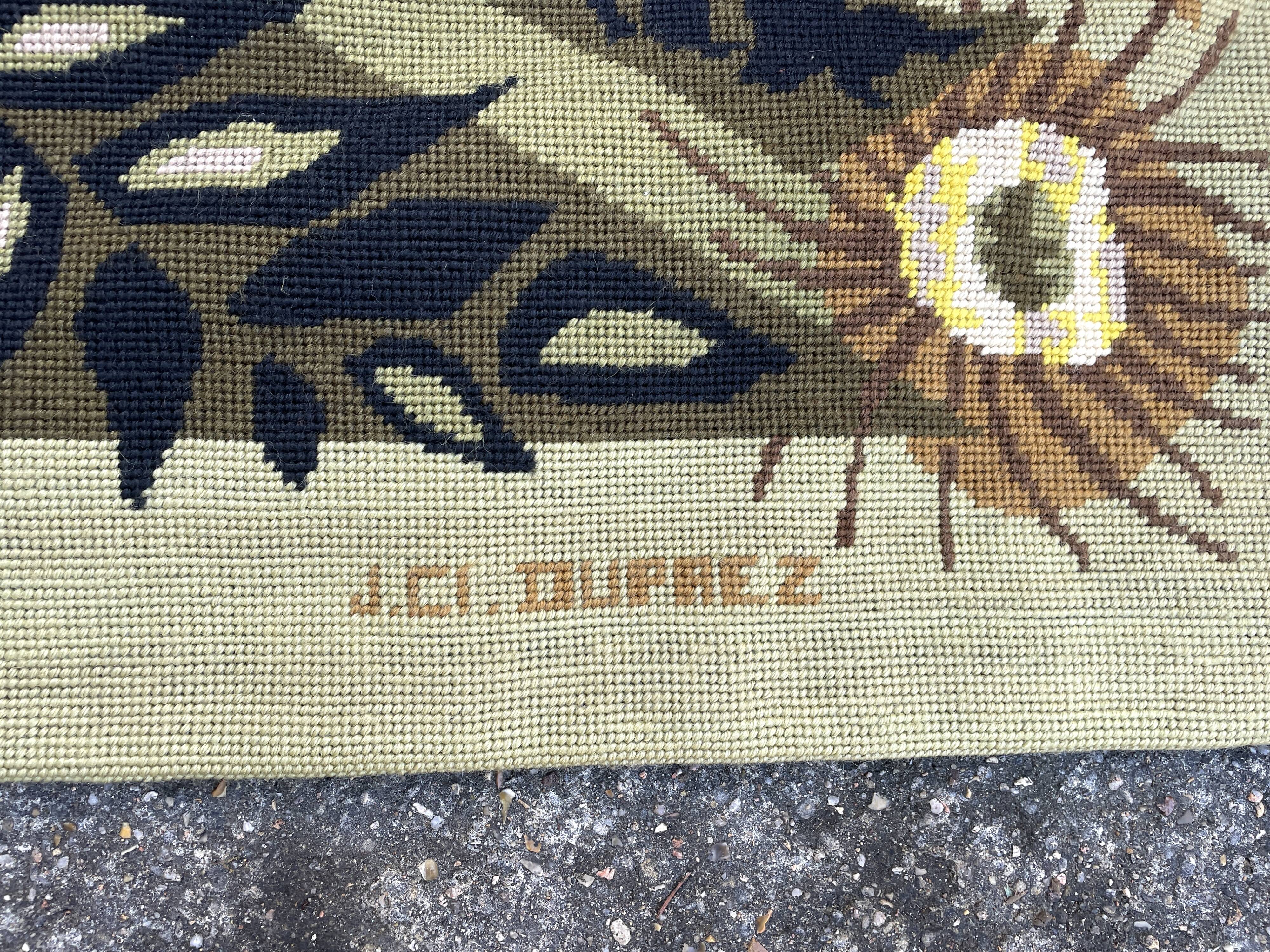 “Trinidad” tapestry by Jean Claude Duprez. 1950. Numbered.