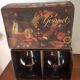 Box of 2 large cognac glasses, brandy called "2 gourmet bouquet" Royal Leerdam