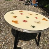 Table herbier en résine