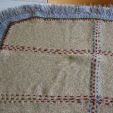 Vintage handmade pure wool blanket blanket