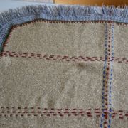 Vintage handmade pure wool blanket blanket