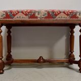 Piano bench in Solid Walnut, Louis XIV style - Mid-19th century