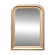 Vintage champagne gold wooden mirror – Louis-Philippe style – 86 × 62 cm