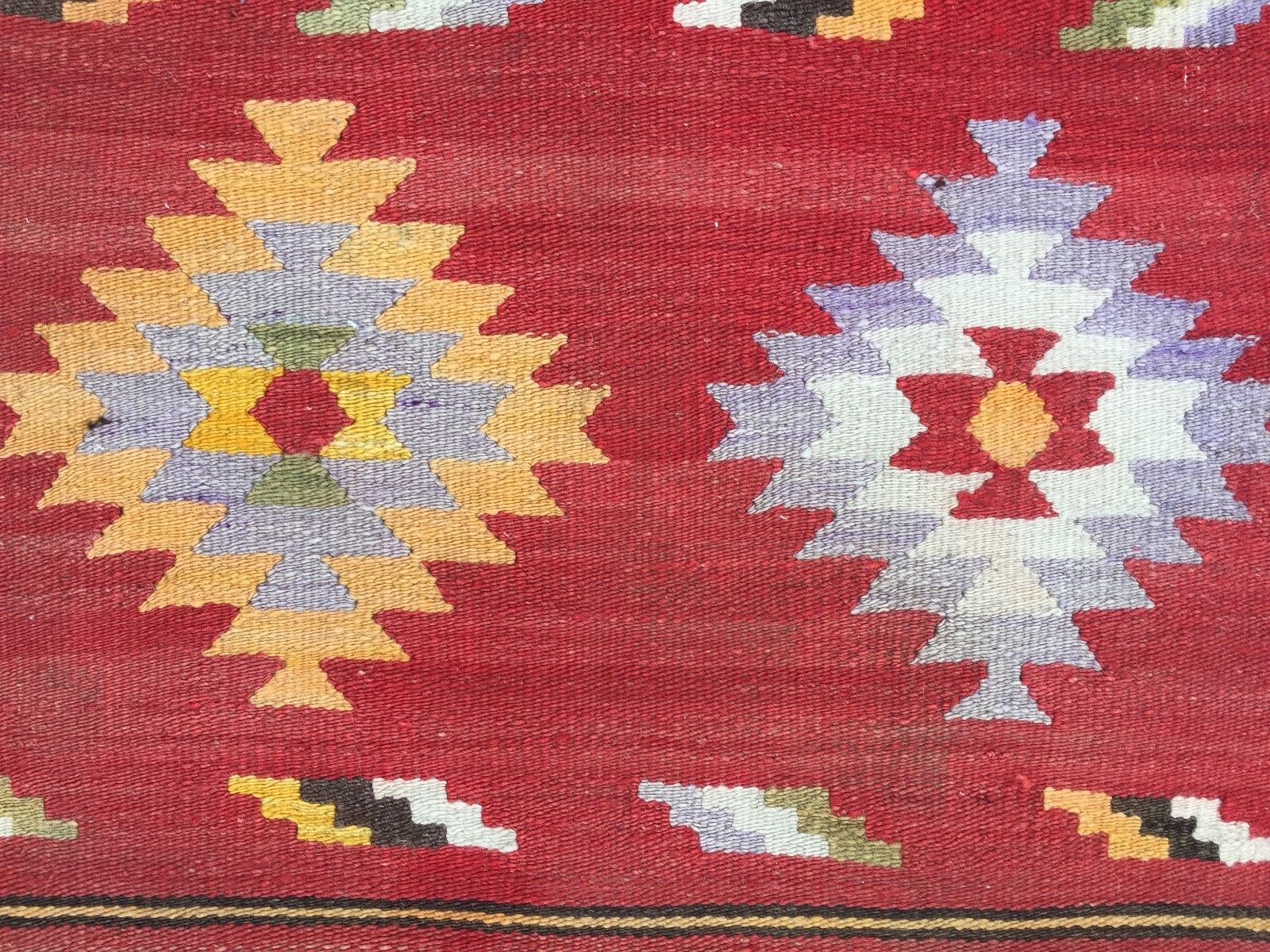 Turkish narrow kilim runner, 180x67cm