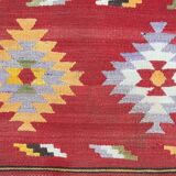 Turkish narrow kilim runner, 180x67cm