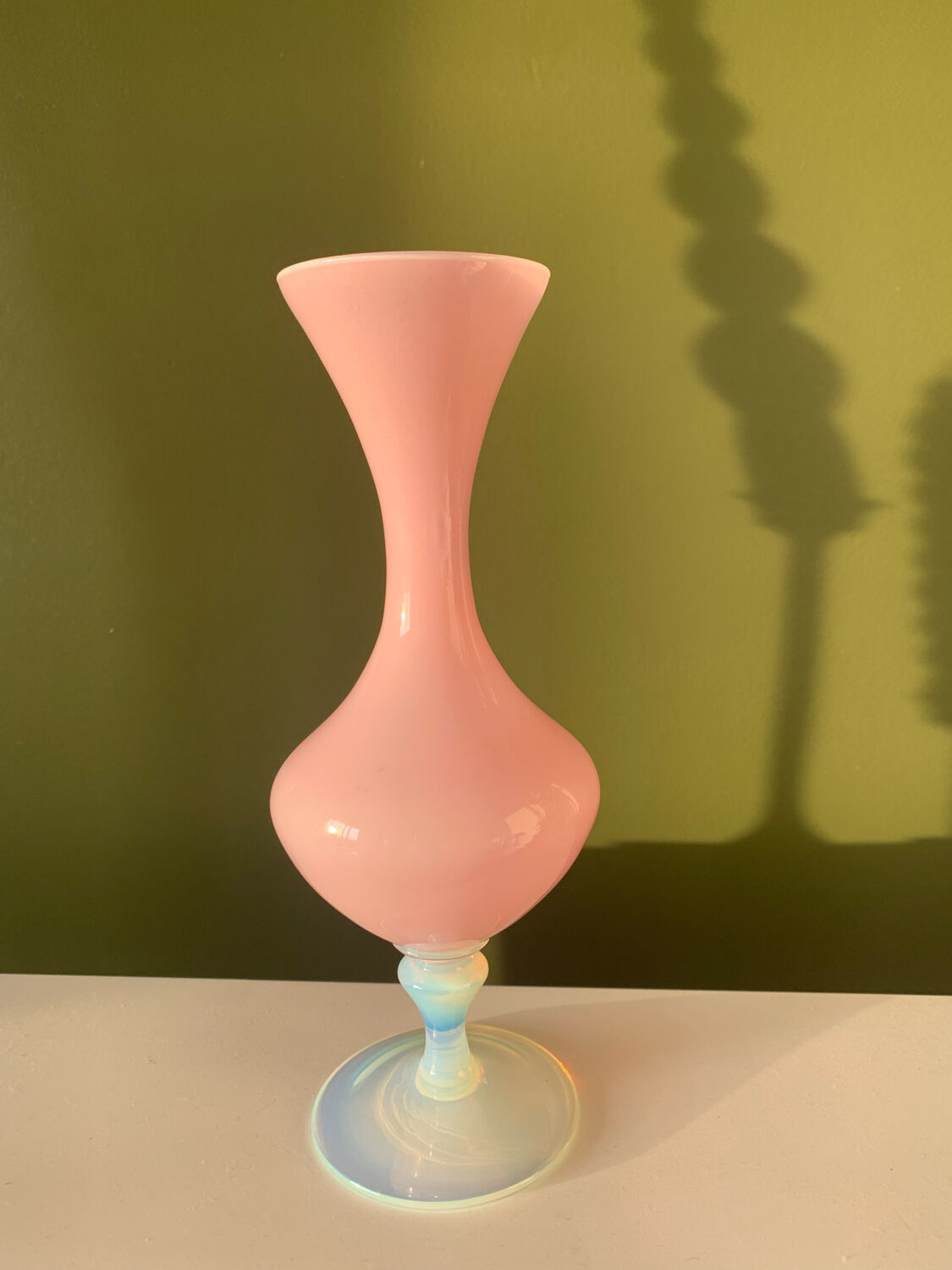 Vase opaline