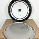 Large Industrial Brown Bakelite East German Wall Clock from GW, 1960s