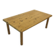 Vintage coffee table in pine 70s minimalist design