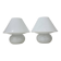 Limburg Glashütte glass table lamp mushroom , 1970’s