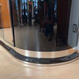 Large Art Deco Sideboard in Black Lacquer & Maple, France, 1930