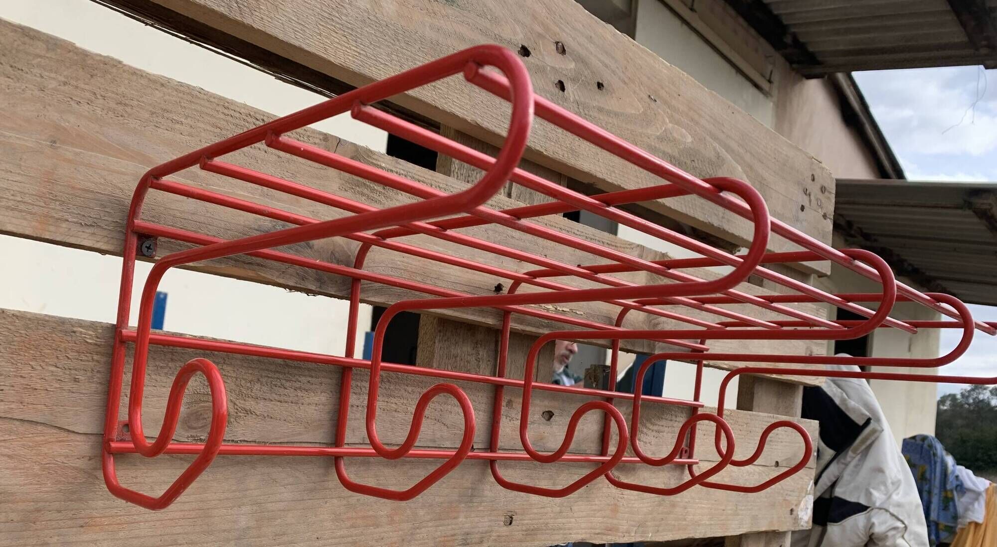 Ikea frän mid-century wall-mounted coat rack 90s
