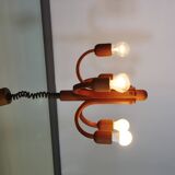 Teak pendant lamp by Domus, 1970s