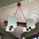 Scandinavian teak and perspex 60's luster
