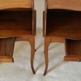Pair of bedsides made of cherry wood