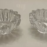 Pair of glass salters