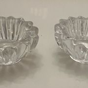 Pair of glass salters