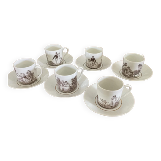 Lot de 6 tasses à café