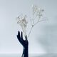 Hand vase and ceramic jewelry holder