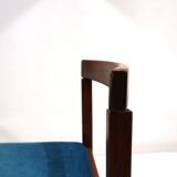 Asko Finland set of 4 Tectonia dining chairs by Jussi Peippo, 1960