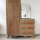 Asymmetrical Art Deco wardrobe