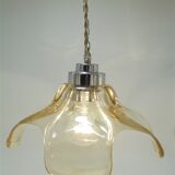 Suspension en verre or