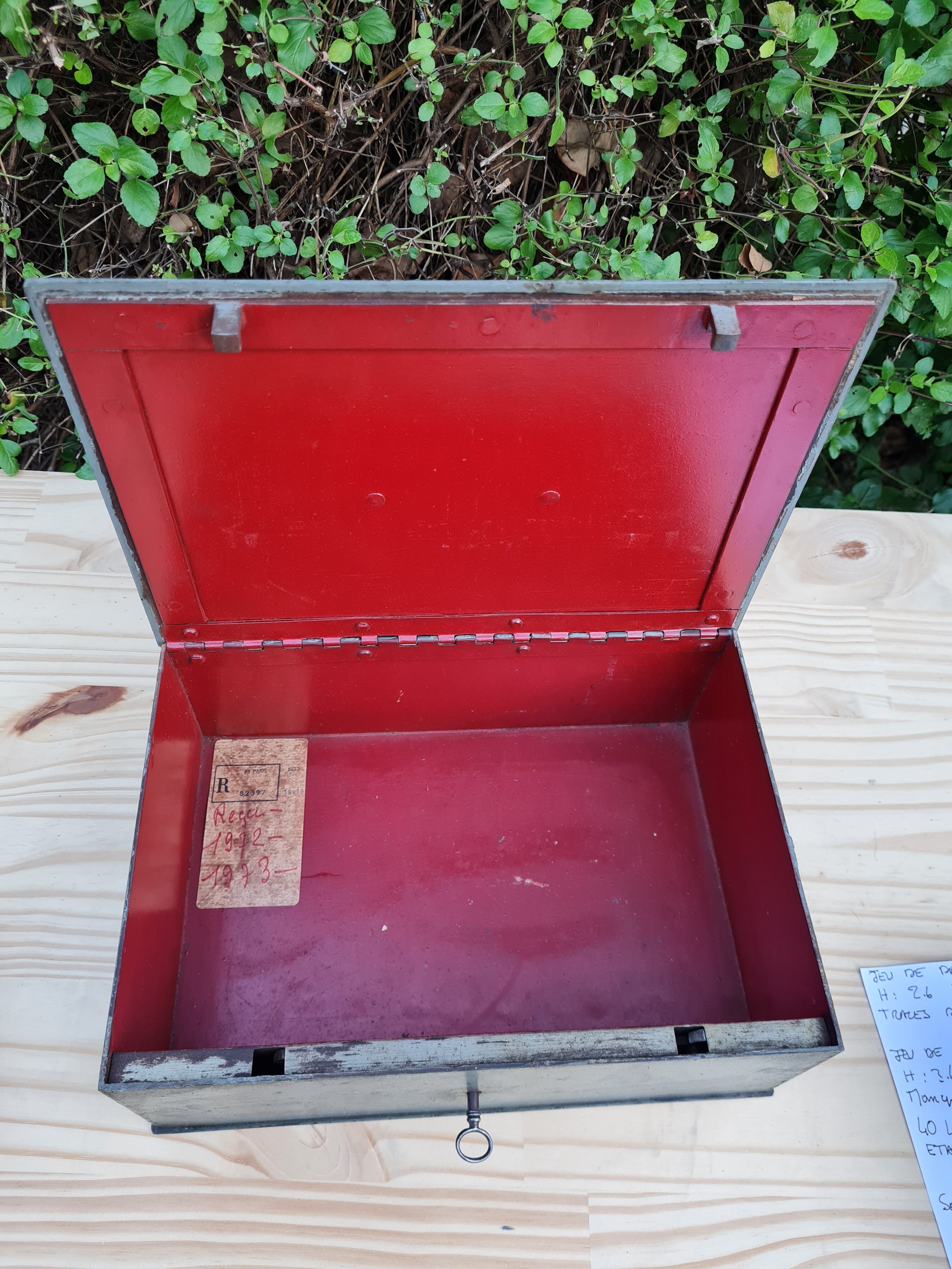 Vintage portable safe