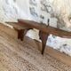 Antique wooden shelves