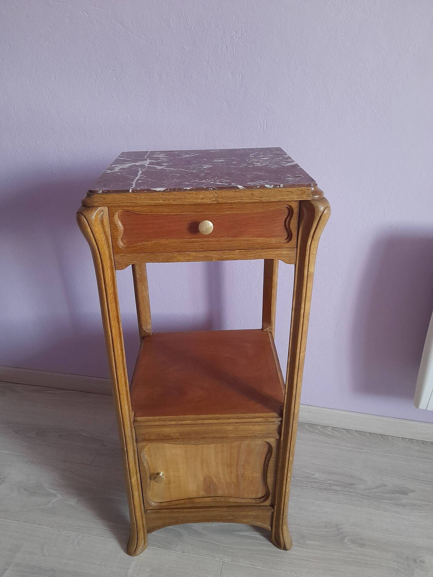 Art Nouveau bedside table