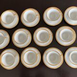 Limoges porcelain coffee service "r.leclair"