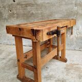 Workbench side table bathroom furniture beech