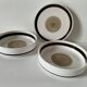 Set of three Niderviller plates, Chalet model, 1960s-70s.