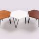 Gio Ponti Set of 7 hexagonal coffee table by ISA Bergamo, 1950 Italy.