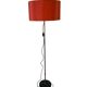 Vintage orange and red floor lamp from the 1970s