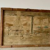 Grande toile ancienne