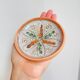 Romanian handicraft ceramic plate