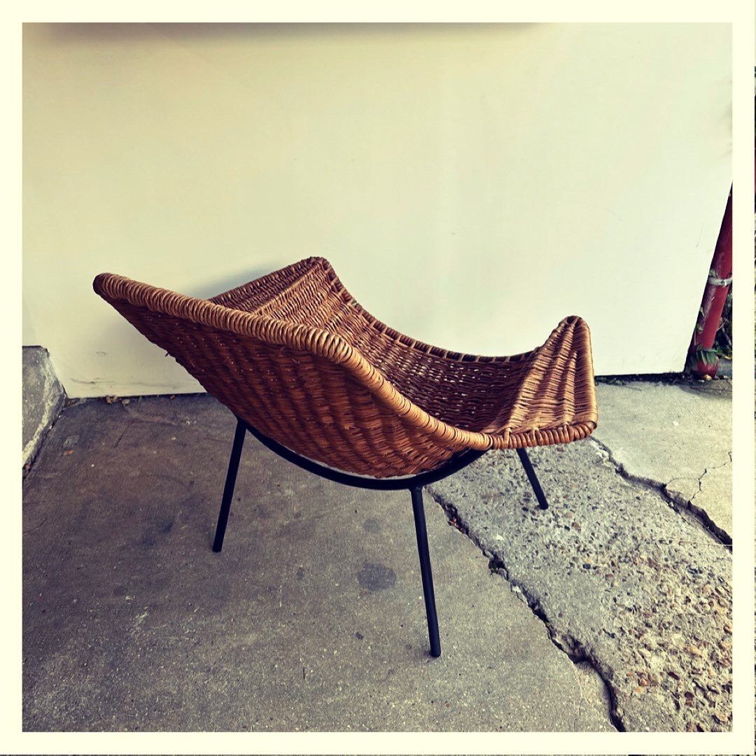 Rattan armchair