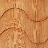 Contemporary Handcrafted Oak Solid Wood And Travertine Italian Sideboard