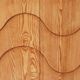 Contemporary Handcrafted Oak Solid Wood And Travertine Italian Sideboard