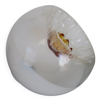 Mazzega Murano suspension globe 25 cm 1960-70