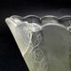 Art deco vase, pressed glass, bolesław morawski glassworks, poland, 1950s