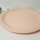 Longwy France ceramic powder pink dish